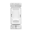 Eaton FSUL06-W-KB-L LED Slide Dimmer, 120 V, 3-Gang, CFL, Fluorescent, Halogen, Incandescent, LED Lamp, White