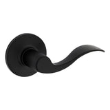 Weiser Safe Lock Layton 9SL10000-115 Passage Door Handle, Lever Handle, Matte Black, 1-3/8 to 1-3/4 in Thick Door