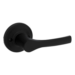 Weiser Elements Henley 9GLC120-112 Dummy Door Handle, Lever Handle, Transitional Design, Matte Black