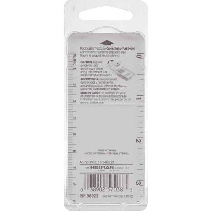 HILLMAN 16 Ga. X 5/8 in. L Brass Escutcheon Pins 1 pk 2 oz, Pack of 6