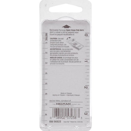 HILLMAN 16 Ga. X 5/8 in. L Brass Escutcheon Pins 1 pk 2 oz, Pack of 6