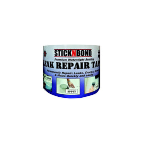 Leisure Time 60023 StickNBond Roof Seam Repair Tape, White