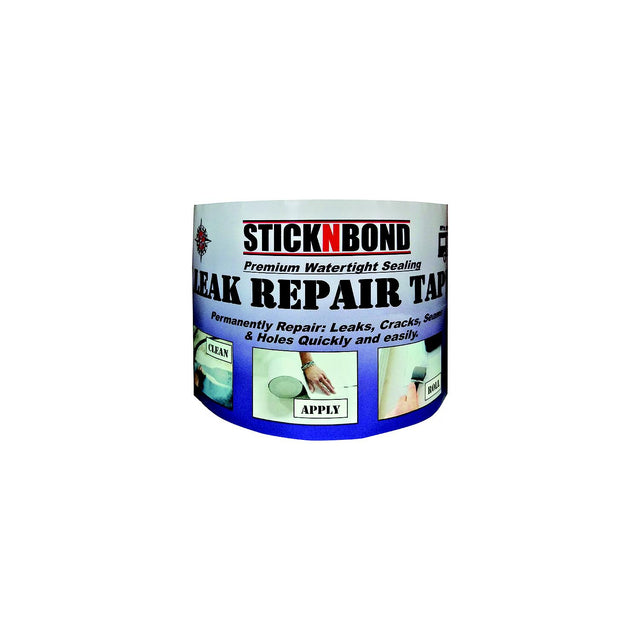 Leisure Time 60023 StickNBond Roof Seam Repair Tape, White