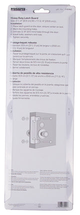 ProSource HSH-053-PS Latch Guard, Steel, Brass, 11-3/4 in H, 3-1/2 in W