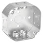 Southwire 24151-R-UPC Octagon Box, 3-1/2 in OAW, 1-1/2 in OAD, 3-1/2 in OAH, Steel Housing Material, Silver, Galvanized