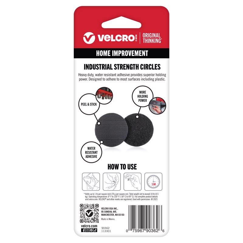 VELCRO Brand ONE-WRAP Small Nylon Hook and Loop Fastener 1-7/8 in. L 4 pk