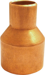 Nibco C600 Series W00825D Reducing Pipe Coupling, 1-1/2 x 1 in, Sweat, Copper, 408 psi Pressure