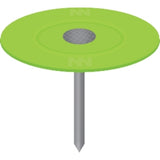 Ace 1 in. Cap Galvanized Plastic/Steel Nail Flat Head 1 lb