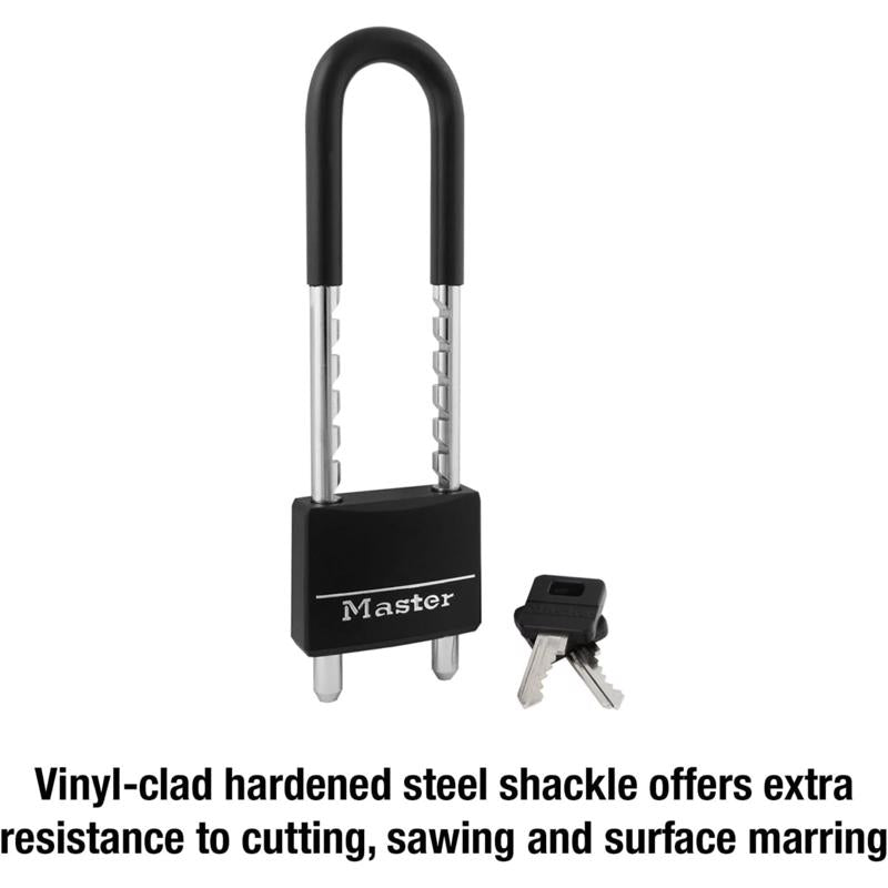 Master Lock 7/8 in. H X 1/4 in. W Steel Double Locking Covered Padlock
