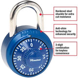 Master Lock 2 in. H X 7/8 in. W X 1-7/8 in. L Steel 3-Digit Combination Combination Padlock