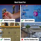 Master Lock 2 in. H X 7/8 in. W X 1-7/8 in. L Steel 3-Digit Combination Combination Padlock