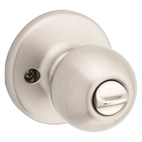 Kwikset 400P156ALRCSK3BX Entry Knob, Satin Nickel, K3 Keyway, 3 Grade, Pack of 3