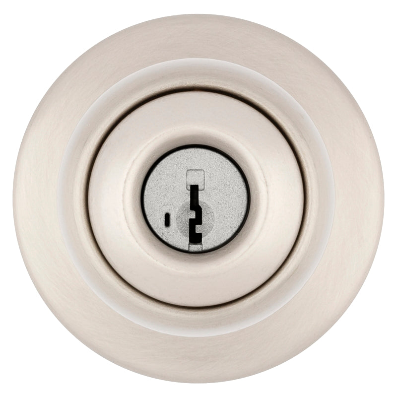 Kwikset 400P156ALRCSK3BX Entry Knob, Satin Nickel, K3 Keyway, 3 Grade, Pack of 3