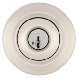 Kwikset 400P156ALRCSK3BX Entry Knob, Satin Nickel, K3 Keyway, 3 Grade, Pack of 3