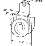Prime-Line 7/8 in. D X 0.38 in. L Mill Nylon/Steel Roller Assembly 2 pk