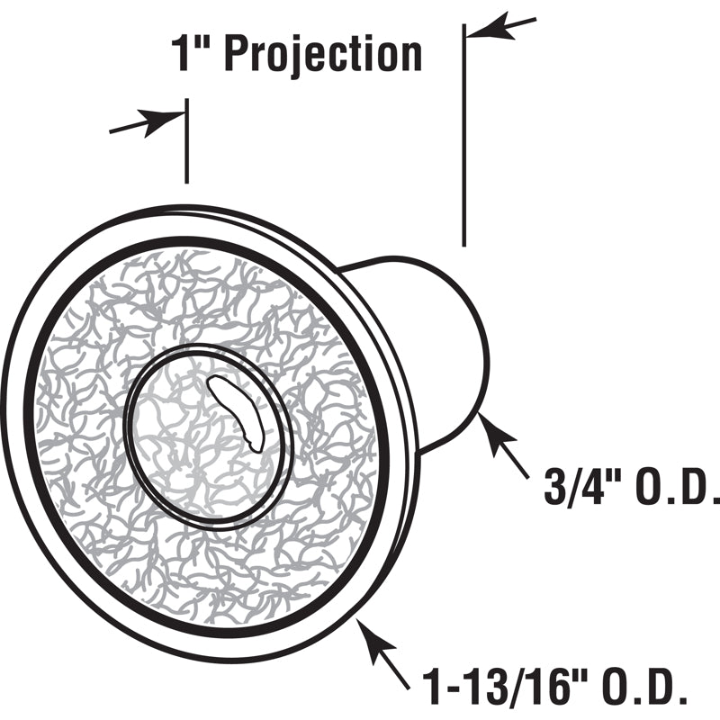 Prime-Line Aged Bronze Knob