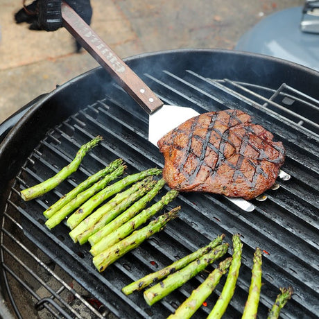 Grillgrate GTOOL Grate Tool, Stainless Steel Blade, Wood Handle