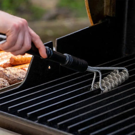 Grillgrate SSGVB Grate Valley Grill Brush, 4 in L Brush, Stainless Steel Bristle, Plastic Handle, 15 in L