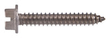 HILLMAN No. 12 X 1-1/2 in. L Slotted Hex Washer Head Sheet Metal Screws 100 pk