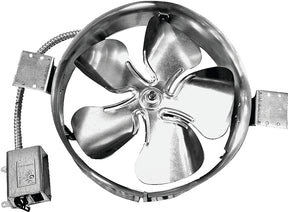 Lomanco Add-A-Vent 1800 Gable Vent, 120 V, 1500 sq-ft Net Free Ventilating Area, Aluminum