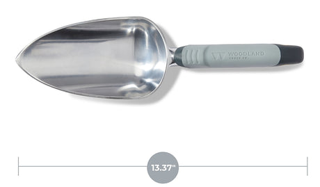 Woodland Tools Co 30-9008-100 Heavy-Duty Trowel, Extra Wide Blade, Aluminum Blade, Poly Handle, 13.37 in OAL, Pack of 12