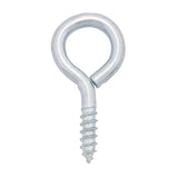 Hampton 3/16 in. D X 1-5/8 in. L Zinc-Plated Steel Screw Eye 60 lb. cap. 50 pk, Pack of 50