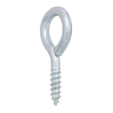 Hampton 3/16 in. D X 1-5/8 in. L Zinc-Plated Steel Screw Eye 60 lb. cap. 50 pk, Pack of 50