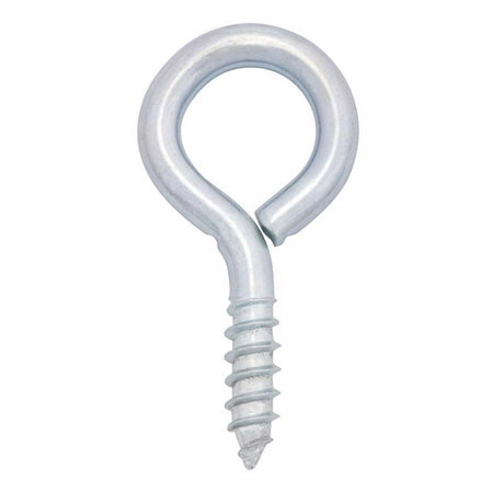 Hampton 1/4 in. D X 1-7/8 in. L Zinc-Plated Steel Screw Eye 70 lb. cap. 50 pk, Pack of 50