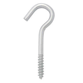Hampton Small Zinc-Plated Silver Steel 2-1/2 in. L Ceiling Hook 45 lb 1 pk, Pack of 50