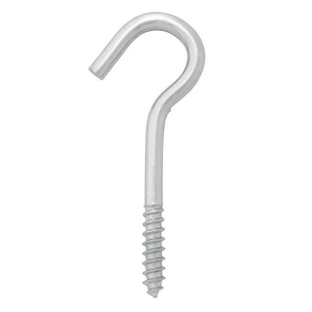 Hampton Small Zinc-Plated Silver Steel 2-1/2 in. L Ceiling Hook 45 lb 1 pk, Pack of 50