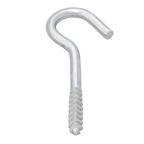 Hampton Small Zinc-Plated Silver Steel 2-1/2 in. L Ceiling Hook 45 lb 1 pk, Pack of 50