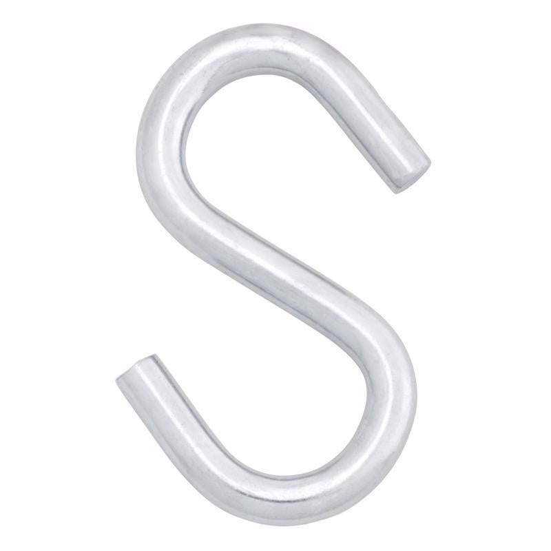 Hampton Medium Zinc-Plated Silver Steel 3.25 in. L S-Hook 240 lb 1 pk, Pack of 20