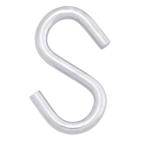 Hampton Medium Zinc-Plated Silver Steel 3.25 in. L S-Hook 240 lb 1 pk, Pack of 20