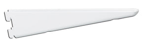 Knape & Vogt White Steel Bracket 16 Ga. 9 in. L 225 lb, Pack of 10