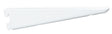 Knape & Vogt White Steel Bracket 16 Ga. 12-1/2 in. L 225 lb, Pack of 10