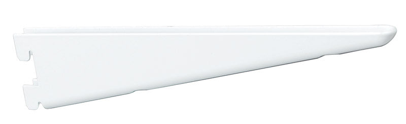 Knape & Vogt White Steel Bracket 16 Ga. 12-1/2 in. L 225 lb, Pack of 10