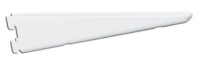 Knape & Vogt White Steel Bracket 16 Ga. 14-1/2 in. L 450 lb, Pack of 10