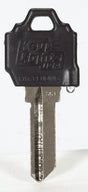 Giant Concepts LLC Keylights Black Head House Key Blank w/Flashlight Single For Schlage/Baldwin Lock, Pack of 10
