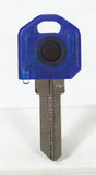 Giant Concepts LLC Keylights Blue Head House Key Blank w/Flashlight Single For Kwikset KW1/Weiser WR, Pack of 10