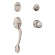 Schlage Plymouth, Georgian Satin Nickel Handleset