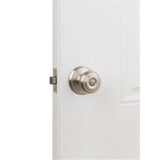 Schlage Georgian Satin Nickel Passage Door Knob 1-3/4 in.
