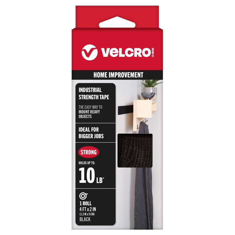 VELCRO Brand Industrial Strength Medium Nylon Hook and Loop Fastener 48 in. L 1 pk, Pack of 2