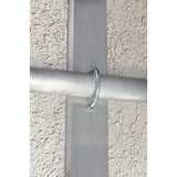 Hampton 3/8 in. X 2-1/2 in. W X 3-5/8 in. L Coarse Zinc-Plated Steel U-Bolt, Pack of 10
