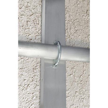 Hampton 3/8 in. X 2-1/2 in. W X 3-5/8 in. L Coarse Zinc-Plated Steel U-Bolt, Pack of 10