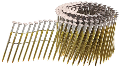 Senco GL24APBF Series Nail, Wire Weld Coil Collation, 2-3/8 in L, Steel, Sencote, Full Round Head