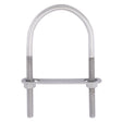 Hampton 5/16 in. X 2-1/2 in. W X 5-3/16 in. L Coarse Stainless Steel U-Bolt, Pack of 5