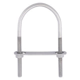 Hampton 5/16 in. X 2-1/2 in. W X 5-3/16 in. L Coarse Stainless Steel U-Bolt, Pack of 5