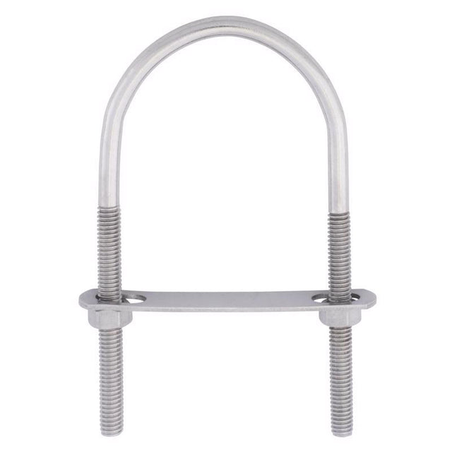 Hampton 5/16 in. X 2-1/2 in. W X 5-3/16 in. L Coarse Stainless Steel U-Bolt, Pack of 5