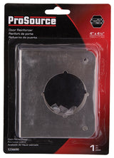 ProSource HSH-042SBN-PS Door Reinforcer, 2-3/8 in Backset, 1-3/8 in Thick Door, Steel, Satin Nickel, 4-1/2 in H, 4 in W