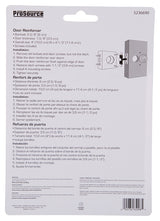ProSource HSH-042SBN-PS Door Reinforcer, 2-3/8 in Backset, 1-3/8 in Thick Door, Steel, Satin Nickel, 4-1/2 in H, 4 in W